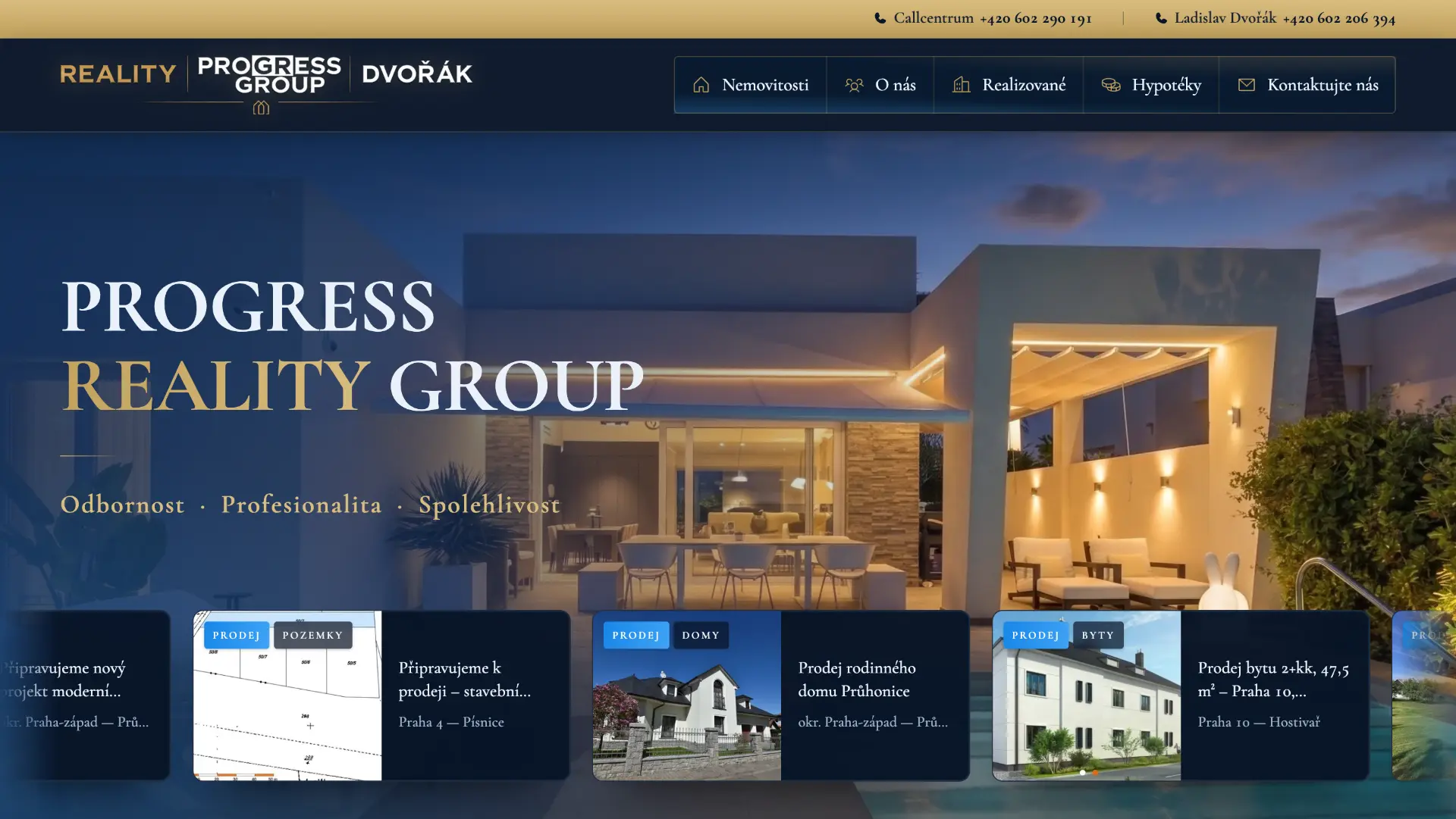Ukázka WEB REAL Klasik