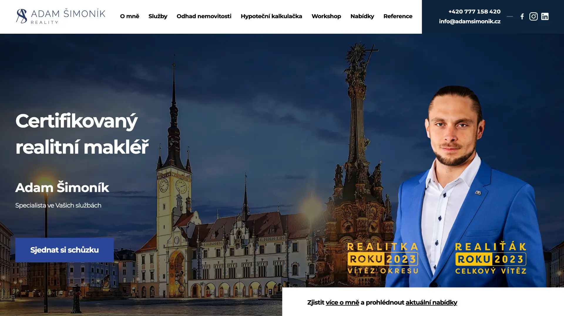 Ukázka Weby makléře